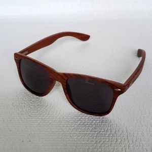 Wayfarer Wood Tone Sunglasses NWT
